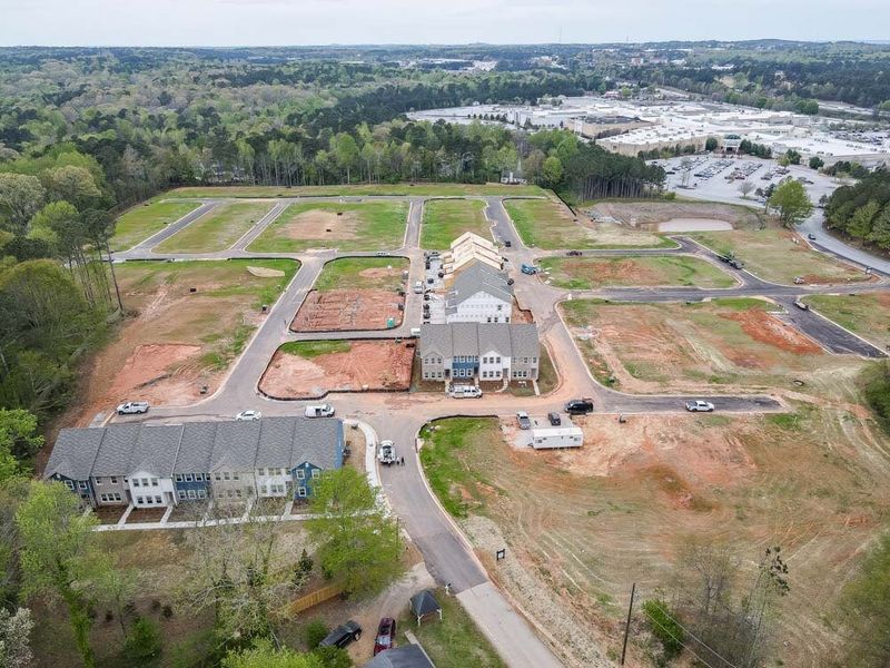 Birdseye views of Laurelwood and Surrounding Areas.