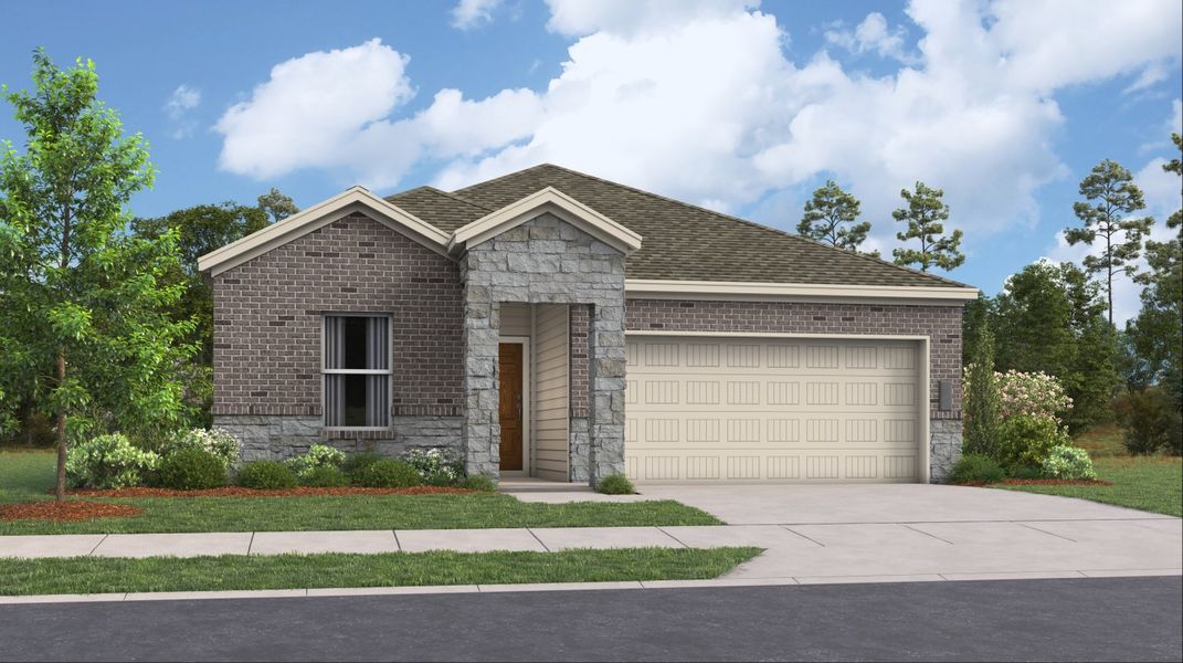 New construction Single-Family house 3552 Axis Hill St, New Braunfels, TX 78132 Roffee- photo