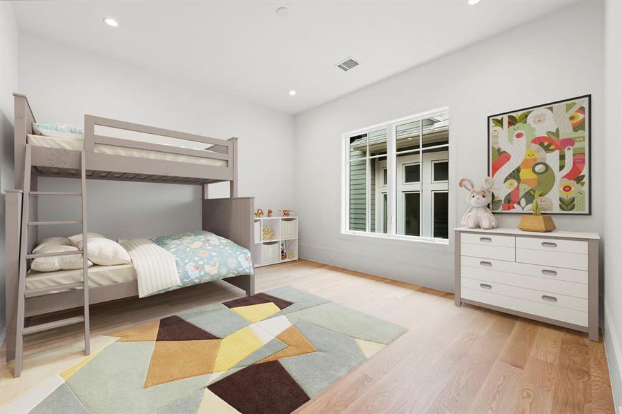 *Virtually Staged* Guest Bedrooms! With large guest bedrooms and high ceilings, the options for configuration are endles