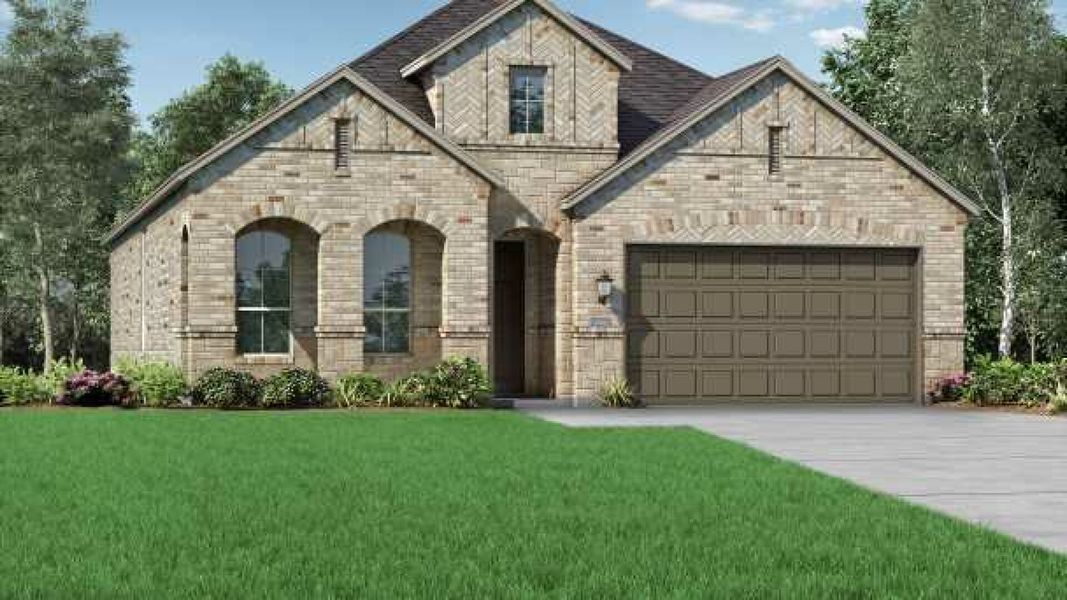 New construction Single-Family house Amberley Plan, 208 North Eagle Point Road, Van Alstyne, TX 75495 - photo