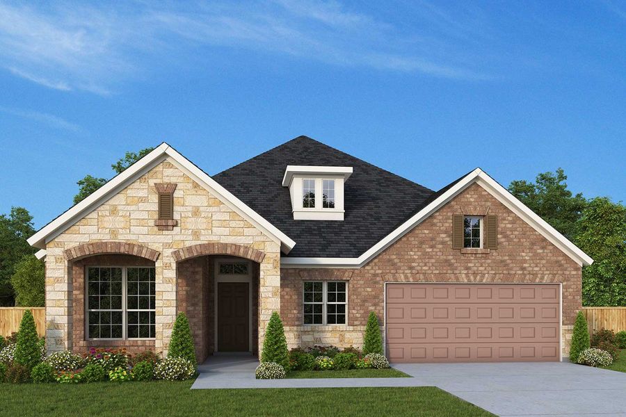 New construction Single-Family house 5606 Water Lilies Drive, Manvel, TX 77578 The Pressler- photo