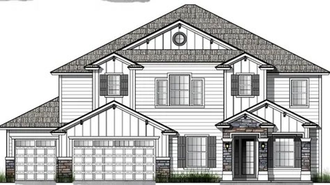 New construction Single-Family house Plan 3867, 49 Courtney Oaks Drive, Saint Augustine, FL 32092 - photo