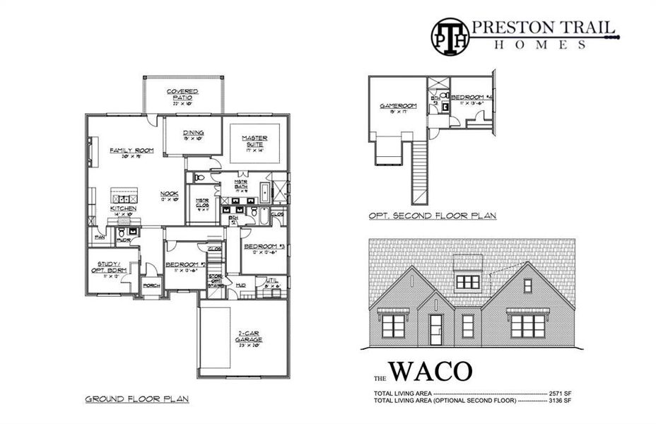 New construction Single-Family house 2604 Stonecrest Drive, Sherman, TX 75092 Waco - photo