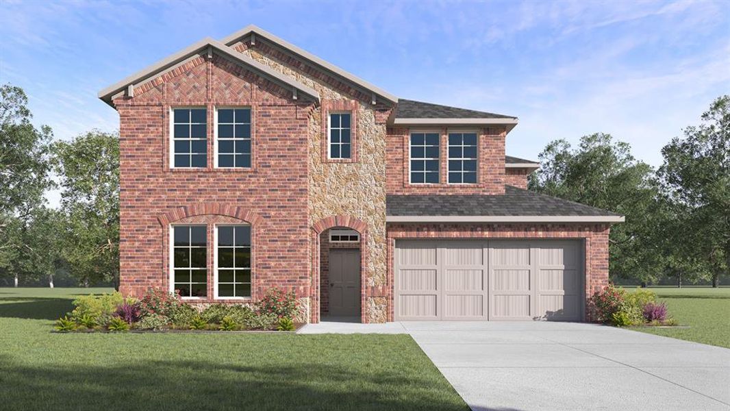 New construction Single-Family house 3809 Trails End Road, Aubrey, TX 76227 - photo