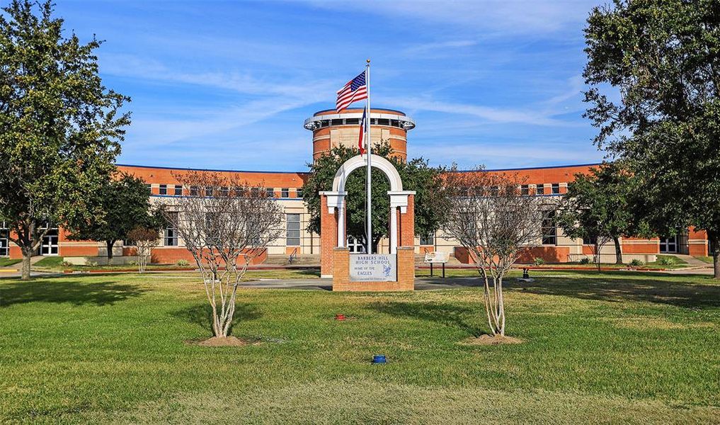 Students are zoned to Barbers Hills High School.