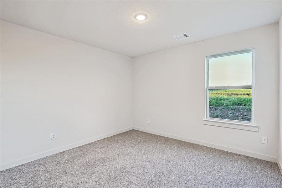 Empty room with carpet