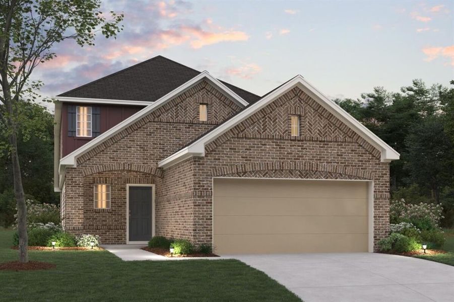 New construction Single-Family house 21954 Burgos Plaza Drive, Tomball, TX 77377 Rosemary- photo
