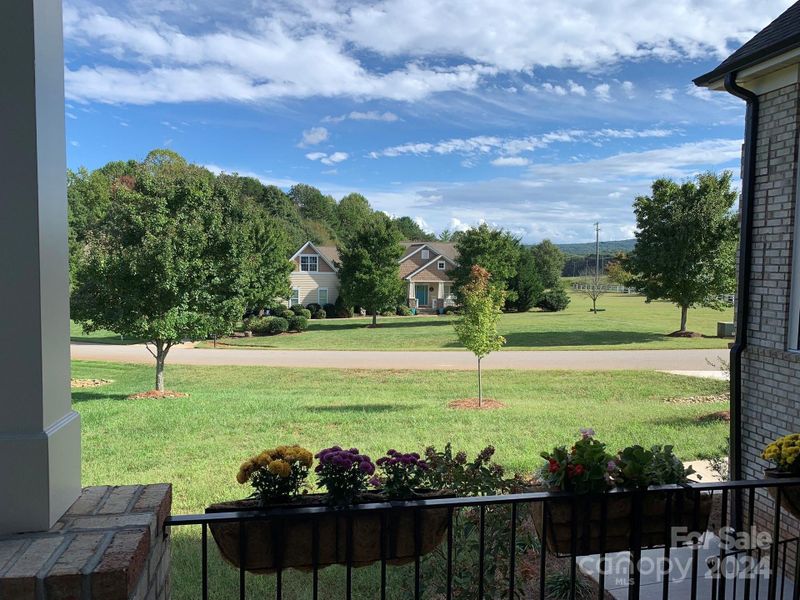 view from front porch