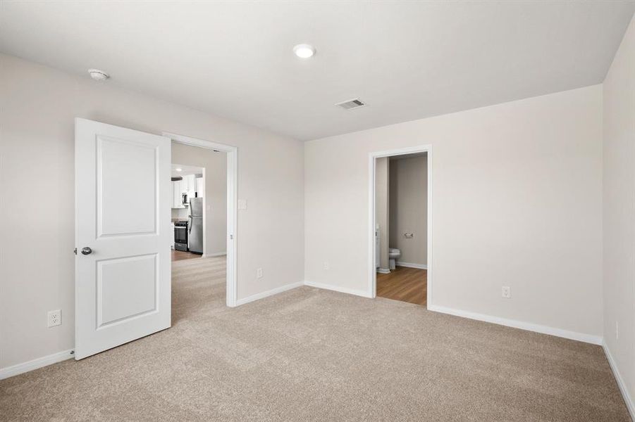 Master Suite is bright and spacious.