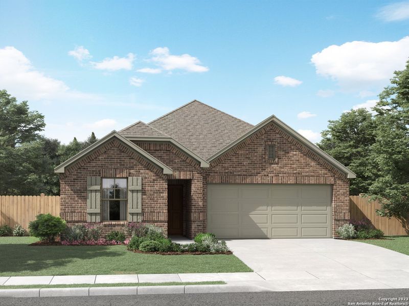 New construction Single-Family house 25847 Posey Dr, Boerne, TX 78006 The Hughes (841)- photo