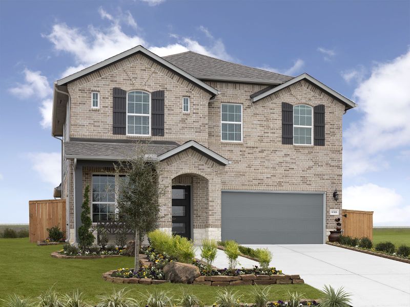 New construction Single-Family house 8634 Treetop Heights Drive, Mont Belvieu, TX 77523 The Somerville (3L16)- photo