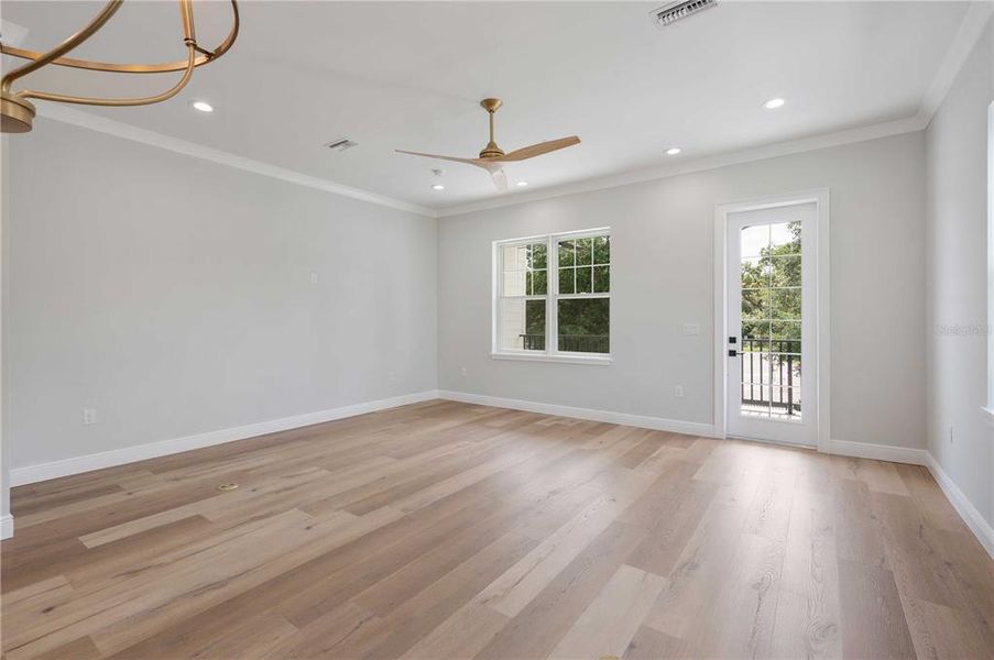 Living Room and Back Porch