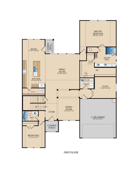 Arlington Floor Plan First Floor