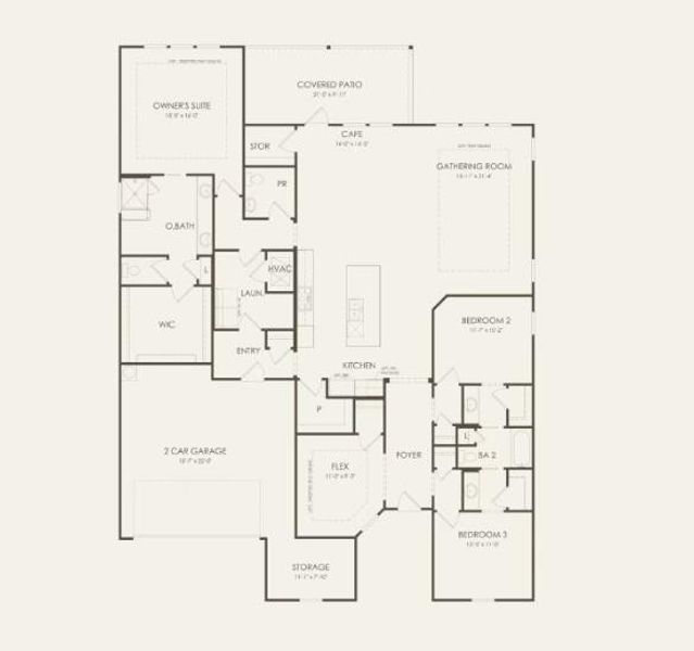 Pulte Homes, Reverence floor plan