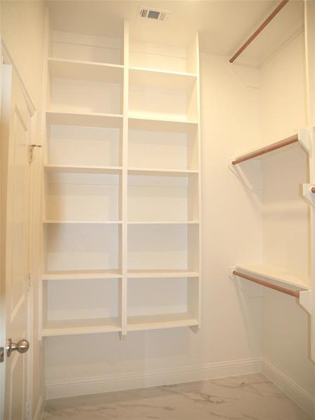 View of spacious closet