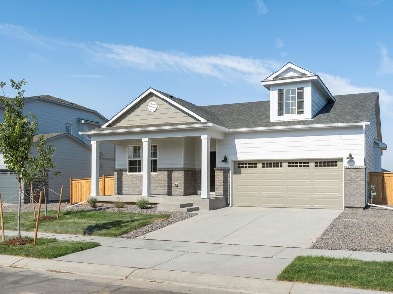 Deercreek exterior image taken at a Meritage Homes community in Commerce City, CO.