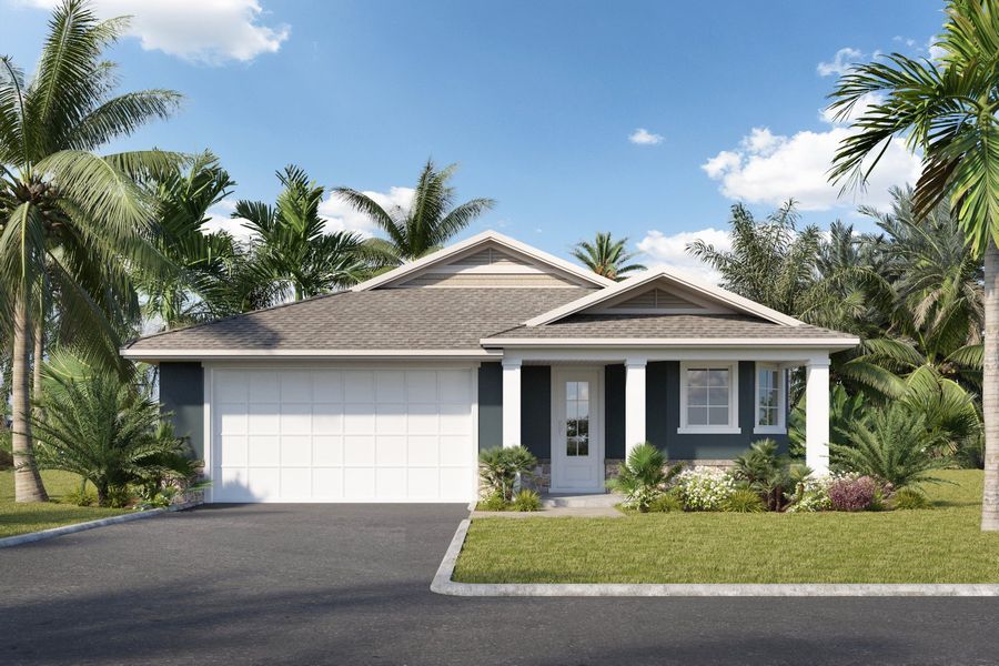 New construction Single-Family house Villa Rotunda, 851 Vantage Street Southeast, Palm Bay, FL 32909 - photo