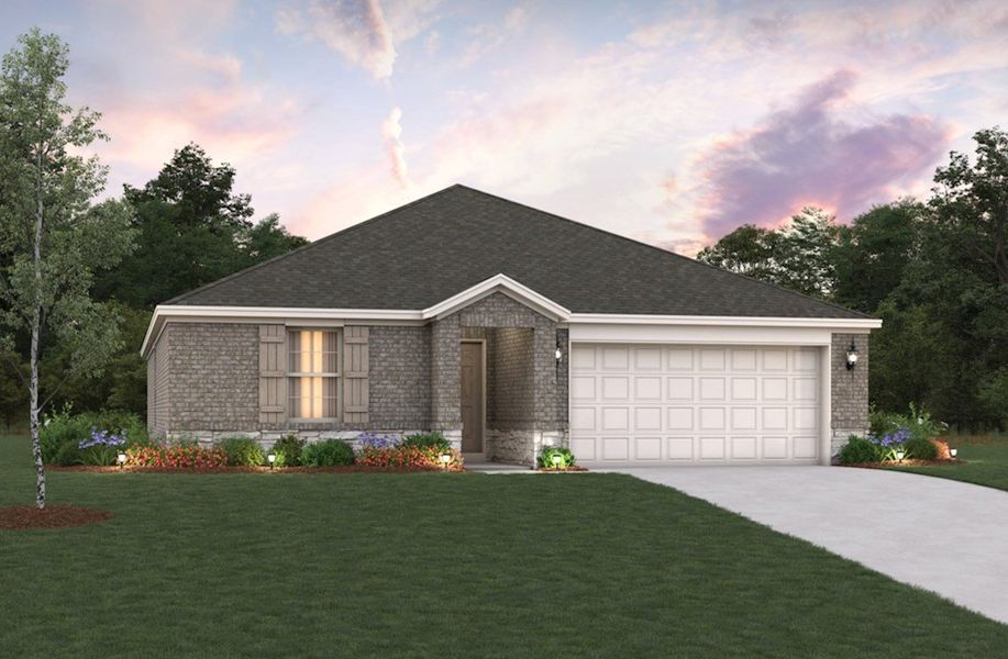 New construction Single-Family house Sierra, Wild Flower Lane, Van Alstyne, TX 75495 - photo