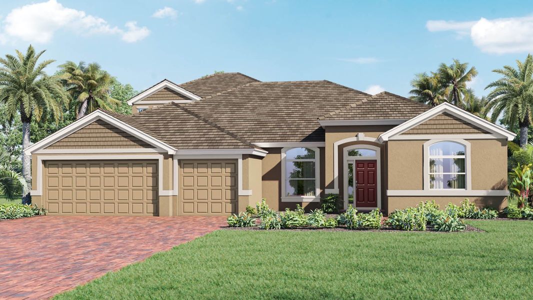 New construction Single-Family house Elm Royale, 5082 Alabaster Drive, Grant-Valkaria, FL 32949 - photo
