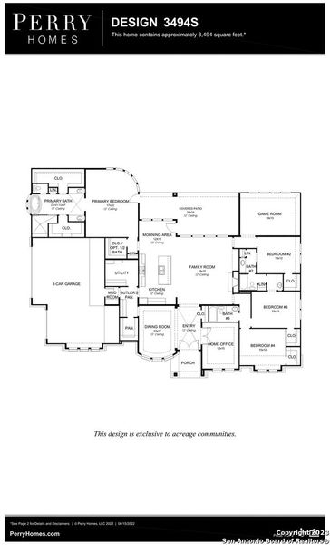 New construction Single-Family house 431 Falcon Cove, San Antonio, TX 78253 Design 3494S- photo