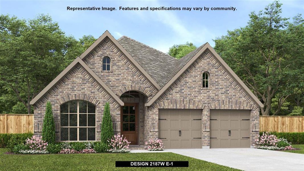 New construction Single-Family house Design 2187W, 1904 Bighorn Trail, New Braunfels, TX 78132 - photo