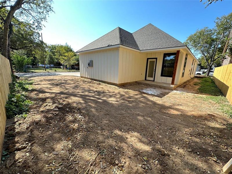 View of rear view of house