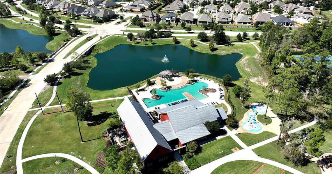Over 200 acres of green space, hike and bike trails, and 3 community lakes.