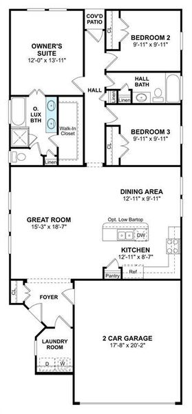 The George floor plan by K. Hovnanian® Homes. 2nd Floor shown. *Prices, plans, dimensions, features, specifications, materials, and availability of homes or communities are subject to change without notice or obligation.