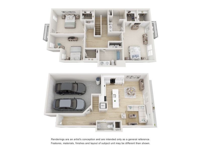 Greenville 3D floor plan