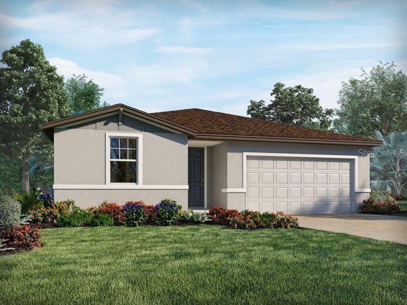 New construction Single-Family house 1273 Oak Valley Drive, Auburndale, FL 33823 Foxglove- photo