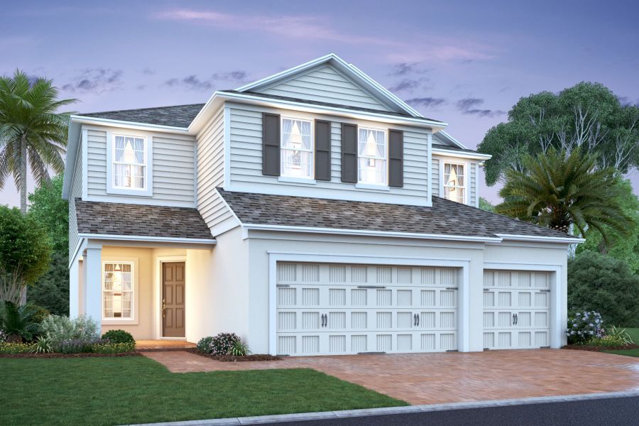 New construction Single-Family house Lancaster, 7015 Monterey Cypress Trail, Sanford, FL 32773 - photo