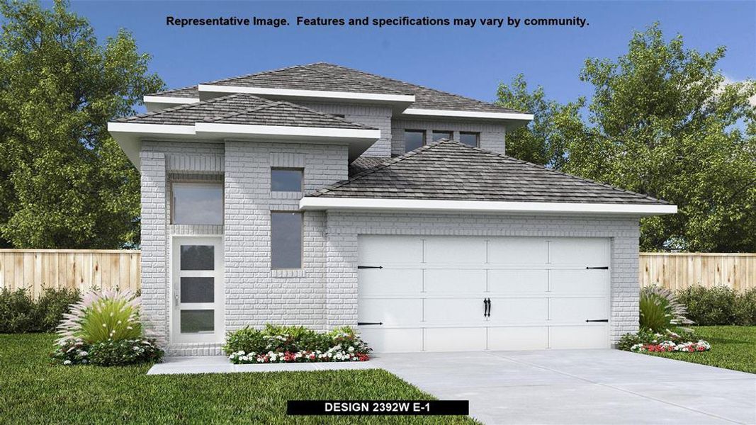 New construction Single-Family house Design 2392W, 105 Civita Road, Georgetown, TX 78628 - photo