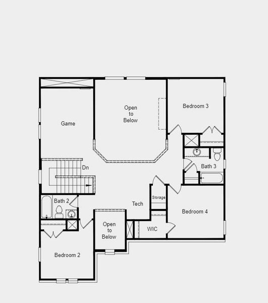 Structural options include: gourmet kitchen 2, bed 5 and bath 4.