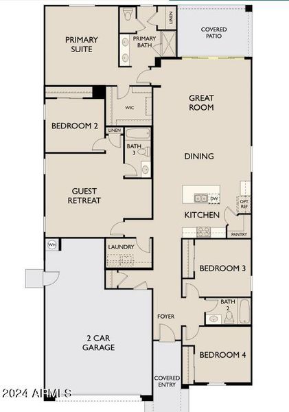 Lot 339 Sunflower Floorplan