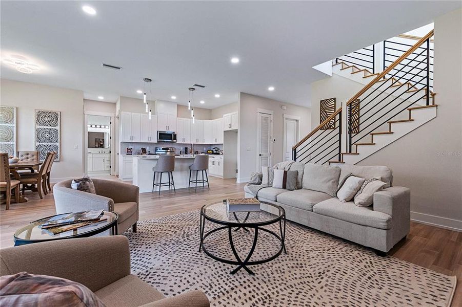 Living Room towards Stairs/Kitchen