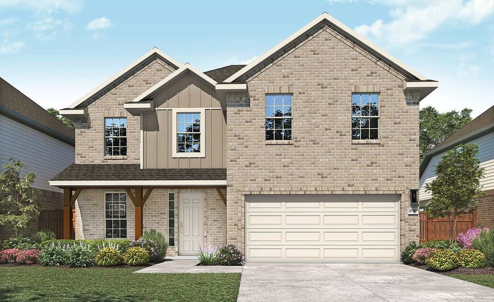 New construction Single-Family house Premier Series - Mimosa, 4905 Stoney Way Lane, League City, TX 77573 - photo