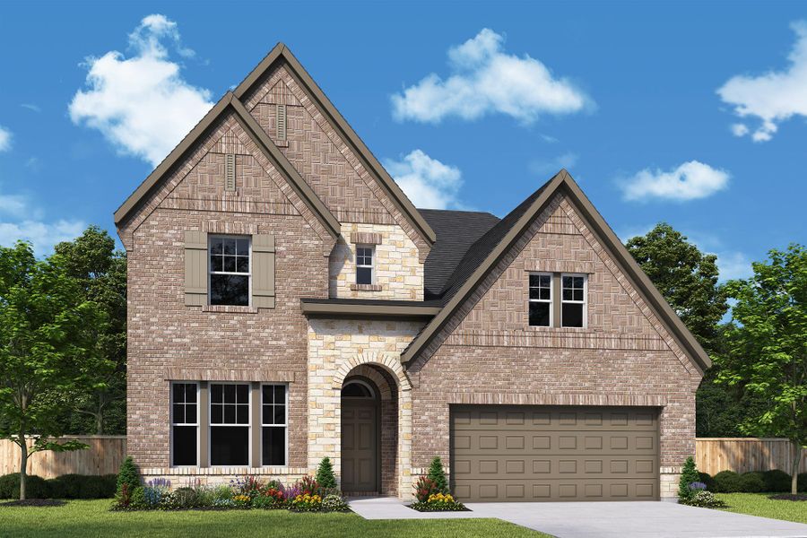New construction Single-Family house 18318 Moonlit Arbor Trail, Cypress, TX 77433 The Garfield- photo