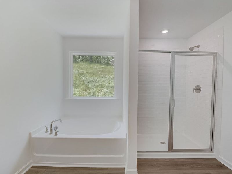 Primary Suite Bath Note: Sample product photo. Actual exterior and interior selections may vary by homesite.