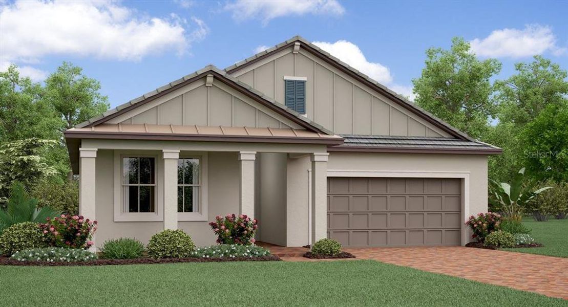 New construction Single-Family house 10730 Tupper Cay Drive, San Antonio, FL 33576 Sunburst II- photo