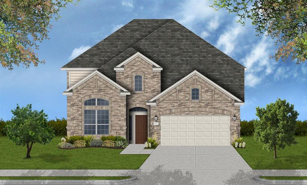 New construction Single-Family house 5916 Halls Lake Loop, Fort Worth, TX 76179 Cleveland (2836-DV-40)- photo