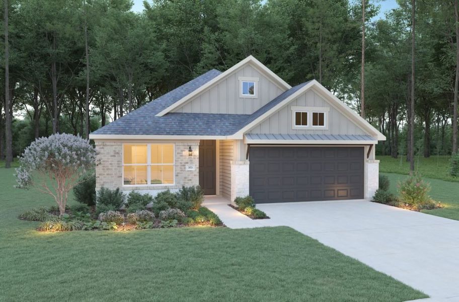 New construction Single-Family house Teak, 2803 Parthenon Place, Roman Forest, TX 77357 - photo