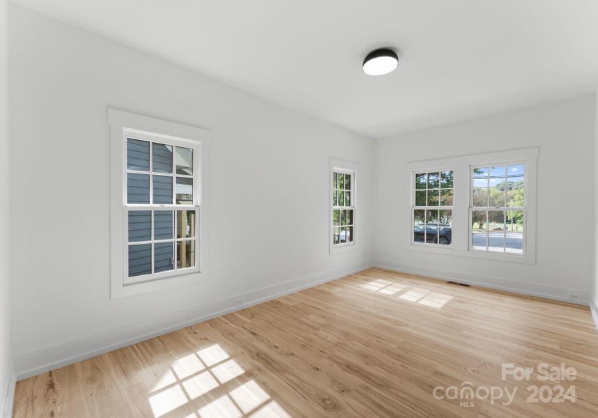 Secondary bedroom on the main level