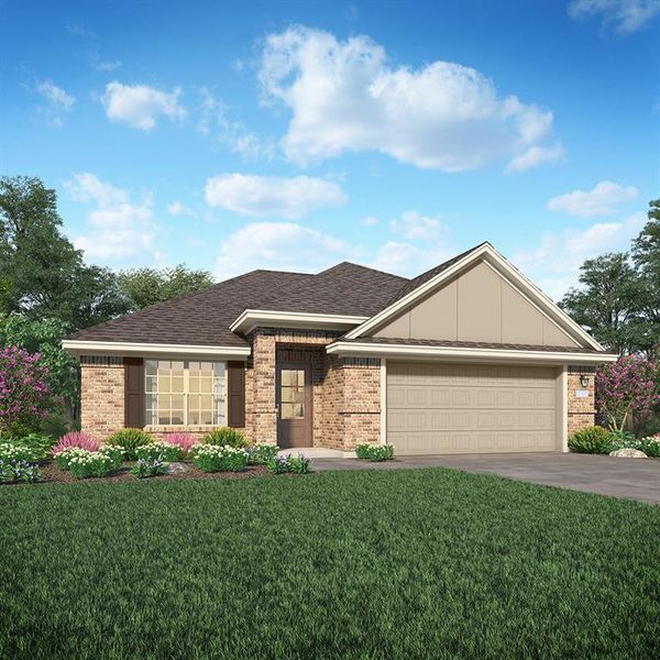New construction Single-Family house 9910 Lockridge Manor Drive, Baytown, TX 77521 Honeysuckle II- photo