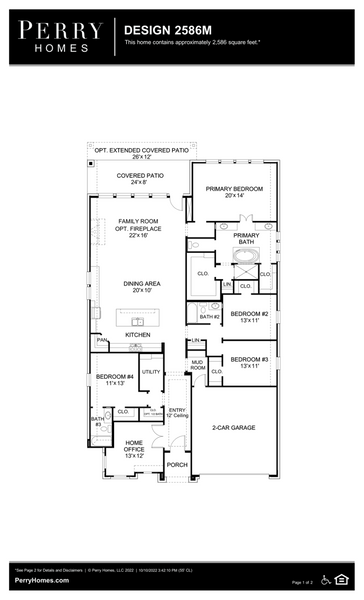 New construction Single-Family house Design 2586M, 15307 Le Reve Lane, Conroe, TX 77302 - photo