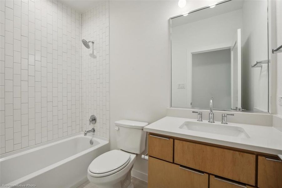 Secondary bathroom on 2nd level