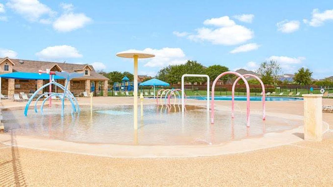 Community splash pad