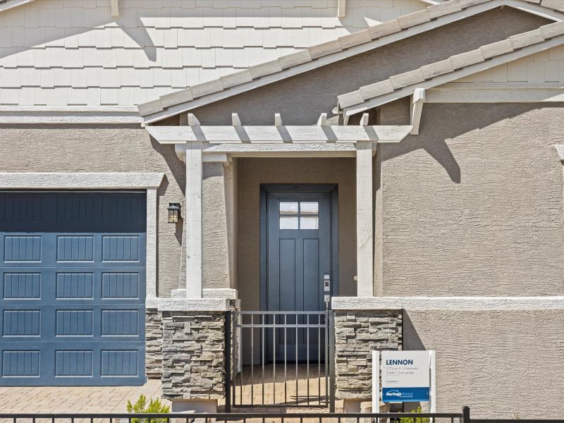 Exterior Patio of Abel Ranch Model Home