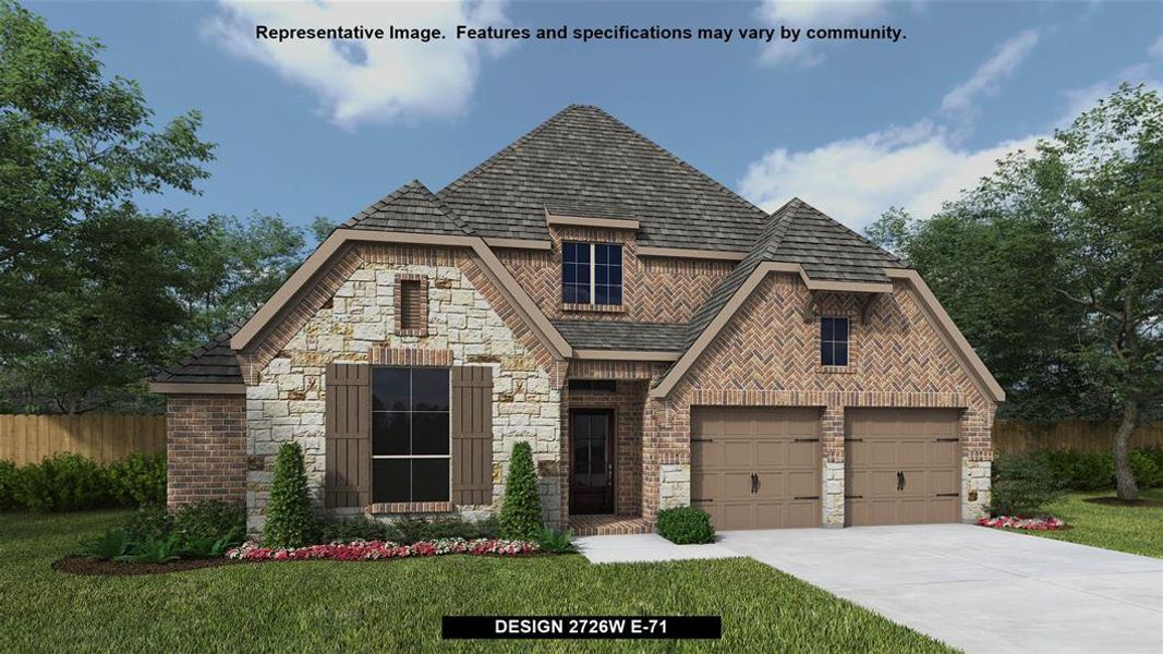 New construction Single-Family house 1415 Cowan Run, New Braunfels, TX 78132 Design 2726W- photo