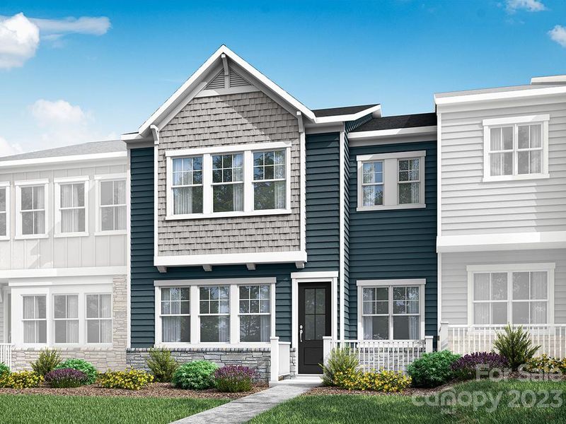 New construction Townhouse house 5817 Wentwood Court, Charlotte, NC 28215 Plan 2- photo