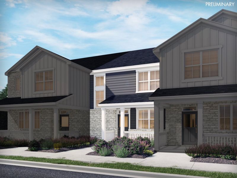 New construction Townhouse house The Willow, 20802 East 66th Avenue, Aurora, CO 80019 - photo